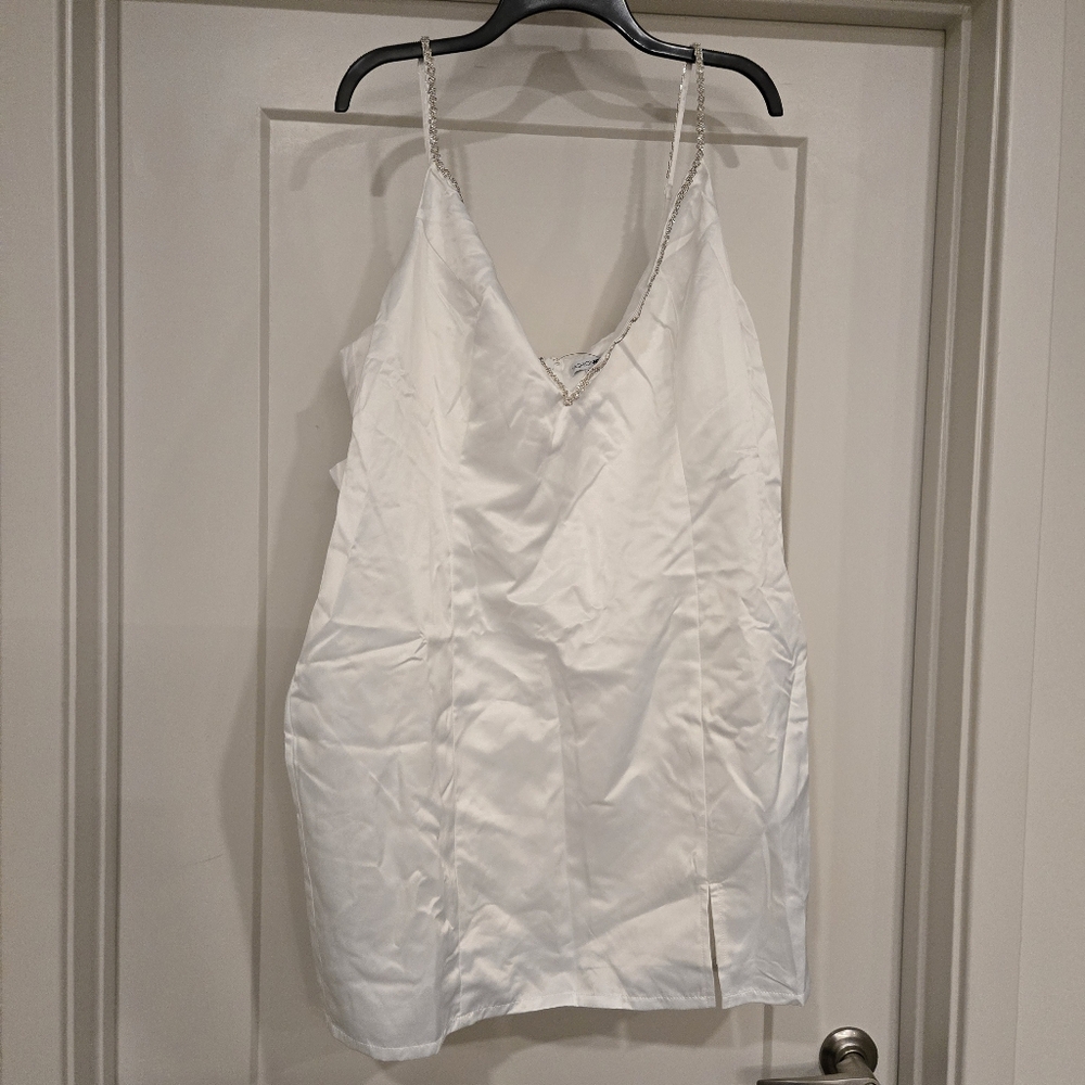 Fashion Nova White Mini Dress